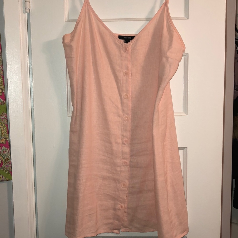 COPY - Pink Linen Dress